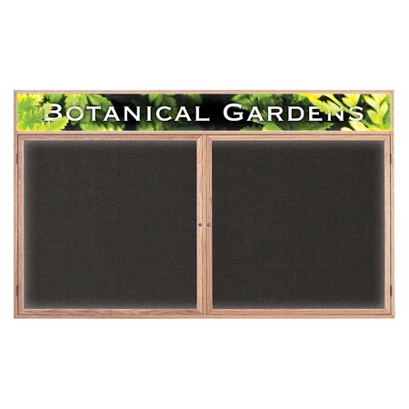 United Visual Products Open Faced Traditional Rounded Corkboard UV641ARC-GOLD-PUMICE